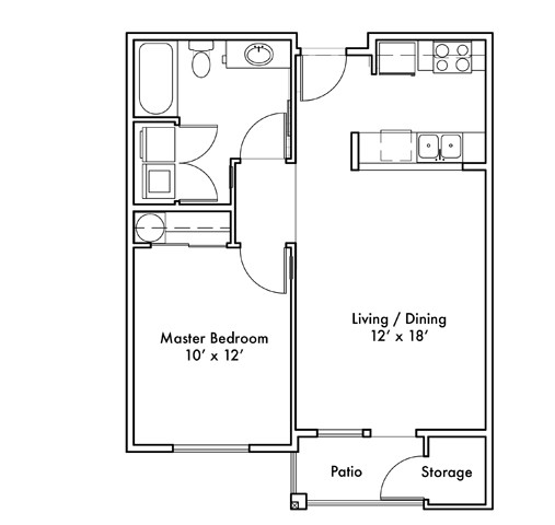 Floorplan - Scriber Creek Apartments