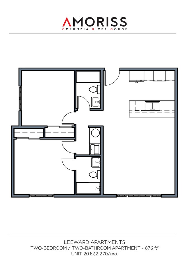 Floorplan - Leeward Apartments