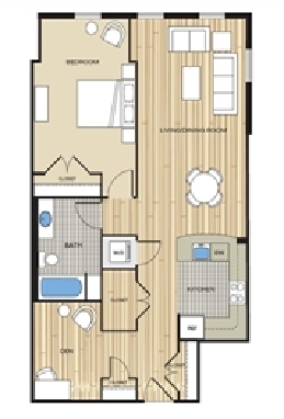 1BR/1BA - Clayborne Apartments