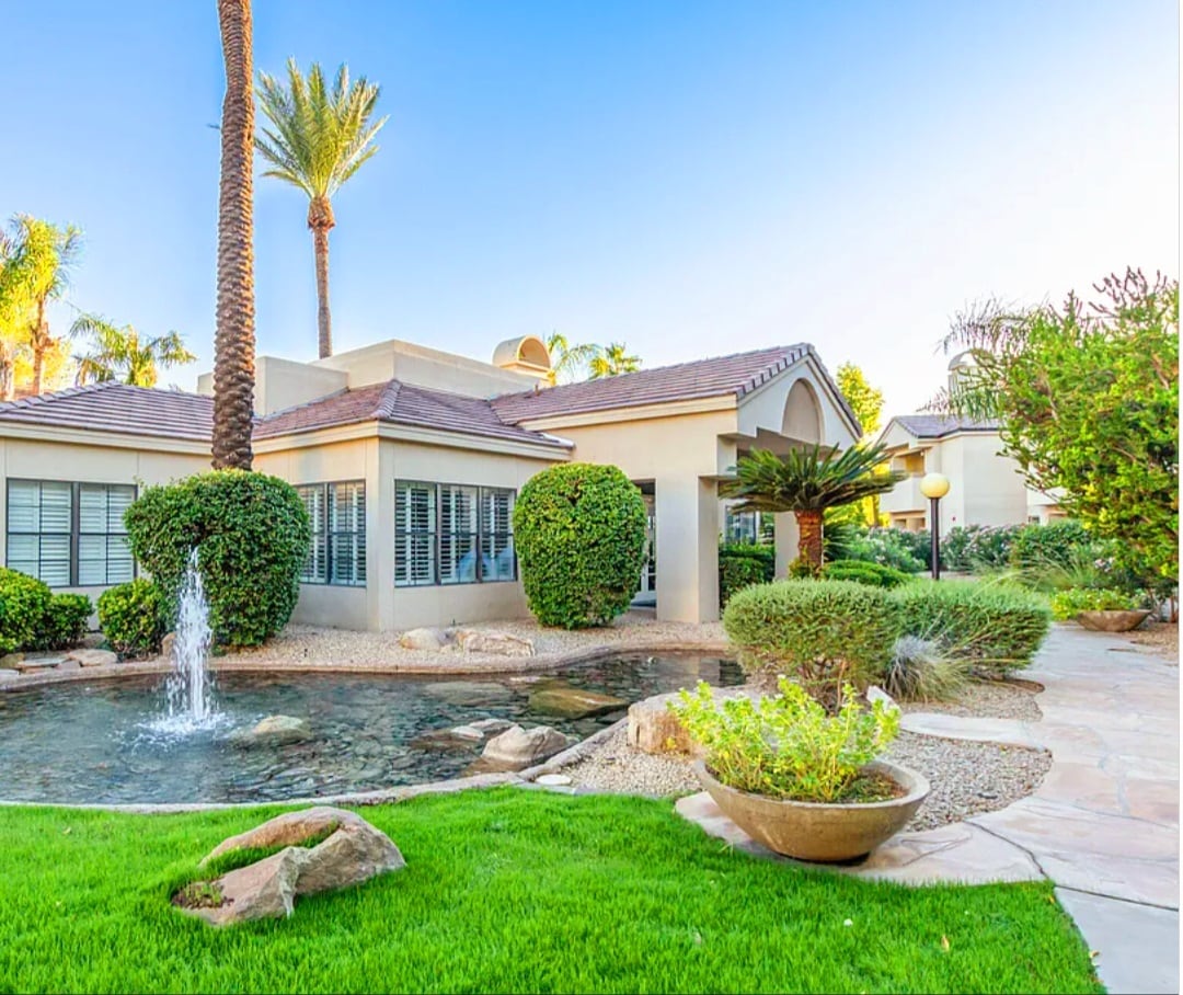 Fountain near club house - 6885 E Cochise Rd