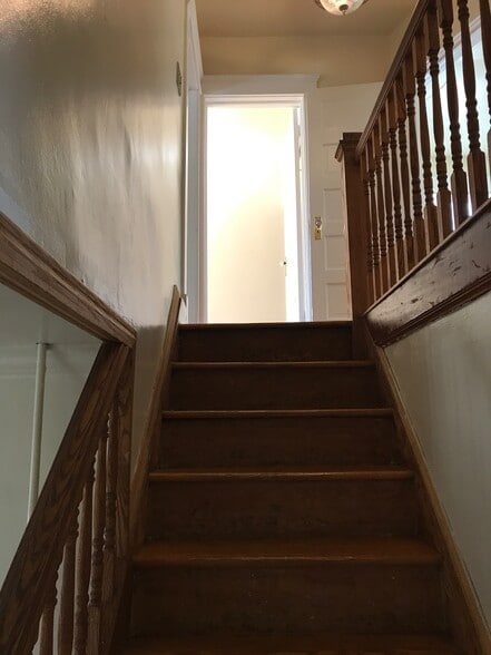 Staircase to second floor - 23 south 6th avenue