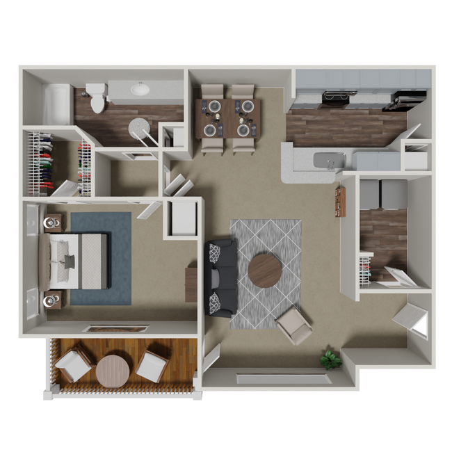 Floorplan - Crestmark Apartment Homes