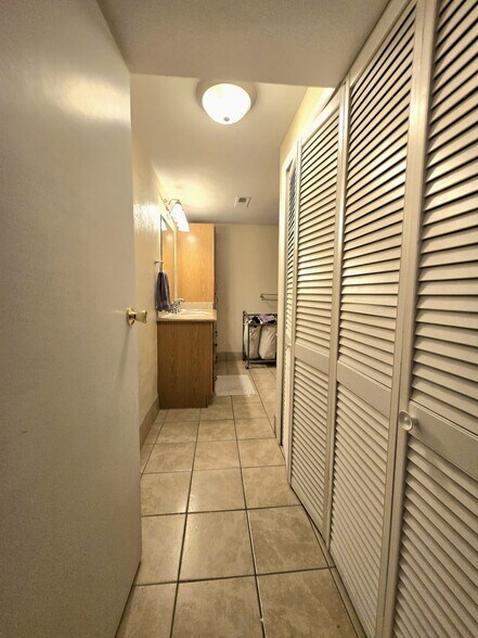basement bath and mechanical closet - 8250 Chase Way