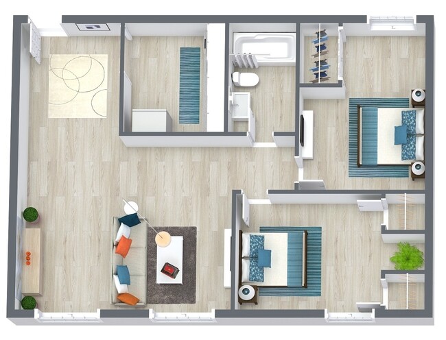 Floorplan - Campus View Apartments