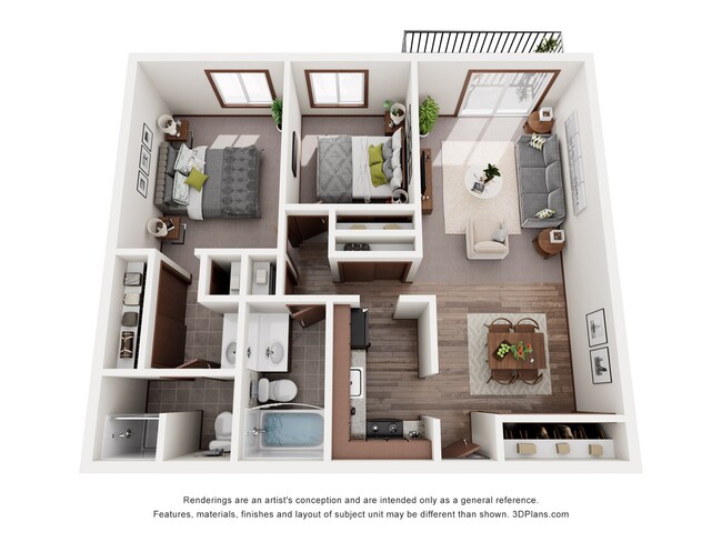 Floorplan - Pheasant Park Apartments