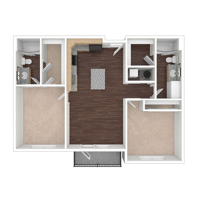 Floorplan - The Piedmont Apartments