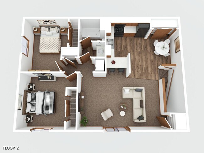 Floorplan - Orchard Court II Apartments