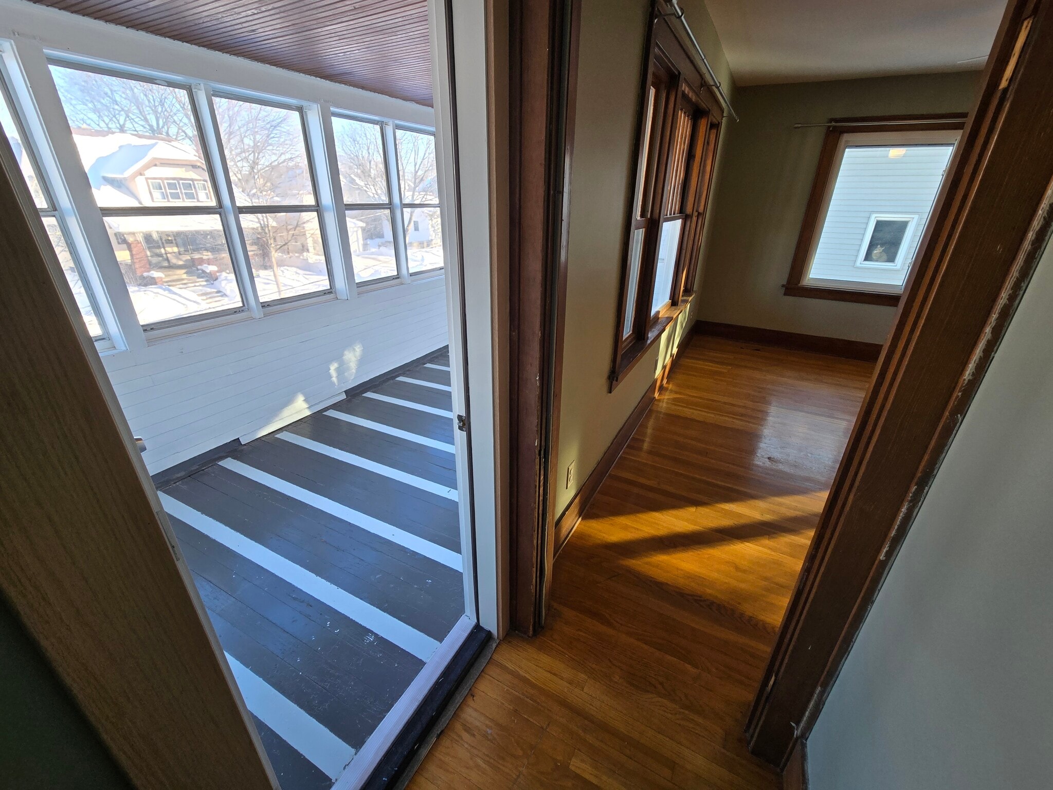 3 seasons porch to living room - 1019 Widdicomb Ave NW