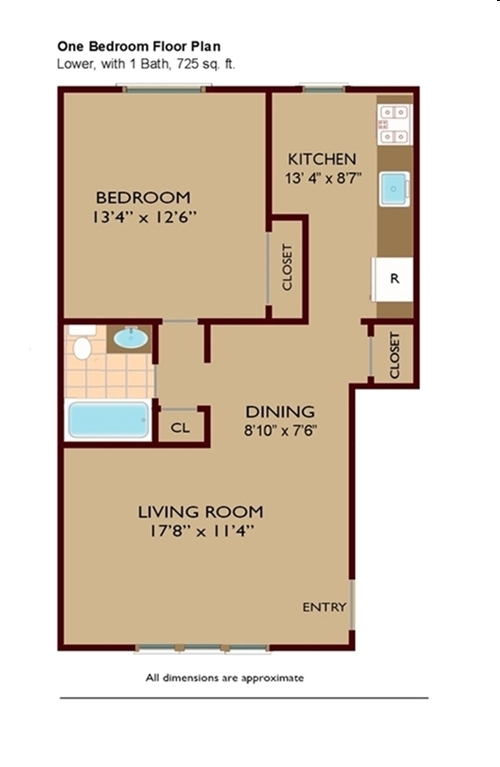 1BR/1BA - Butler Arms