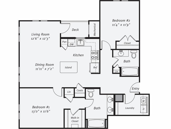 Floorplan - Avalon at the Hingham Shipyard