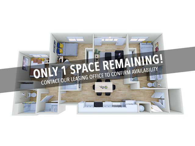 C1 - Only 1 Space Remaining! - Identity Davis Student Apartments