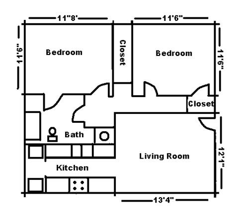 2BR/1BA - Emerald Point Apartments
