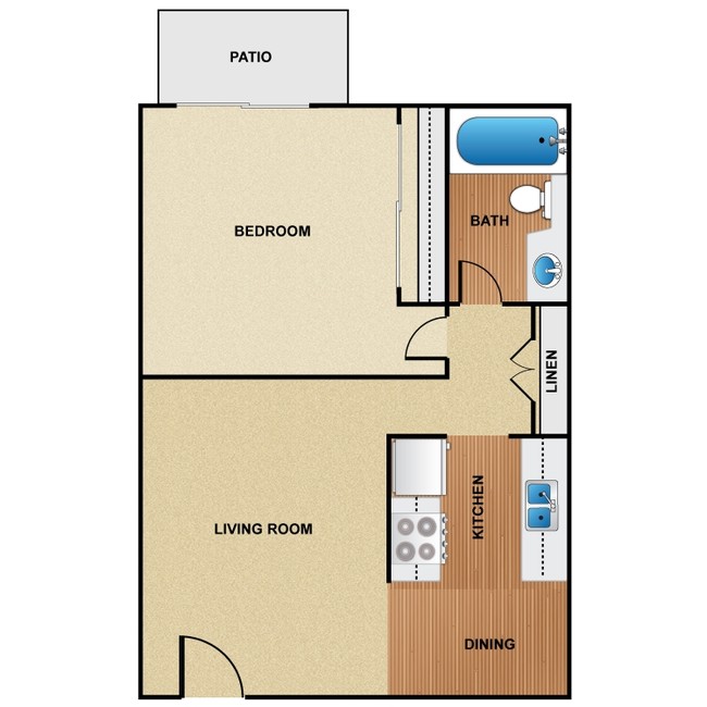 PlanA750.png - Normandy Apartment Homes