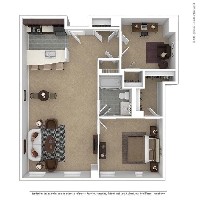 Floorplan - The Apartments at Boott Mills
