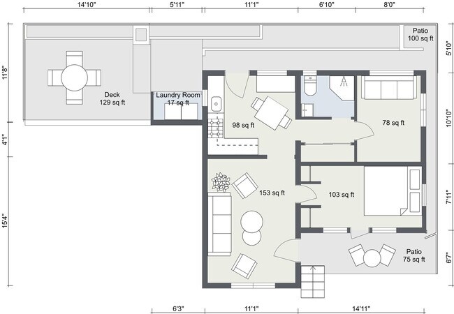 Floorplan - The Waverly Cottages