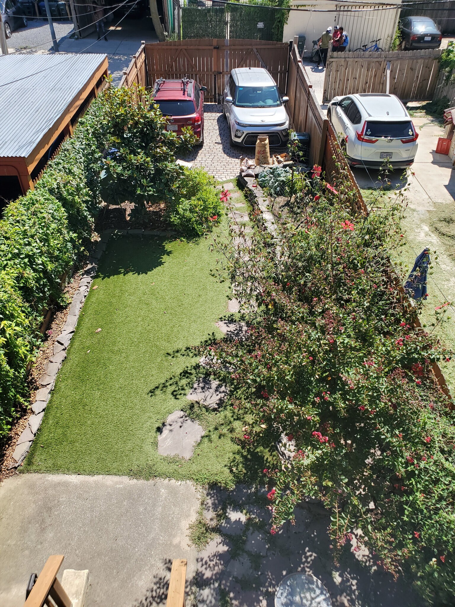 view from deck off master bedroom - 714 Kenyon St NW