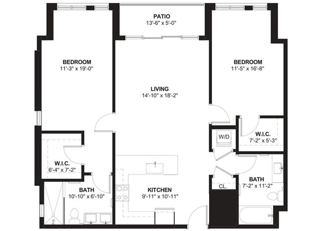 Floorplan - 1620 Central