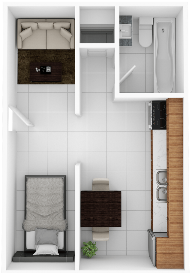 Floorplan - Willetta Apartments