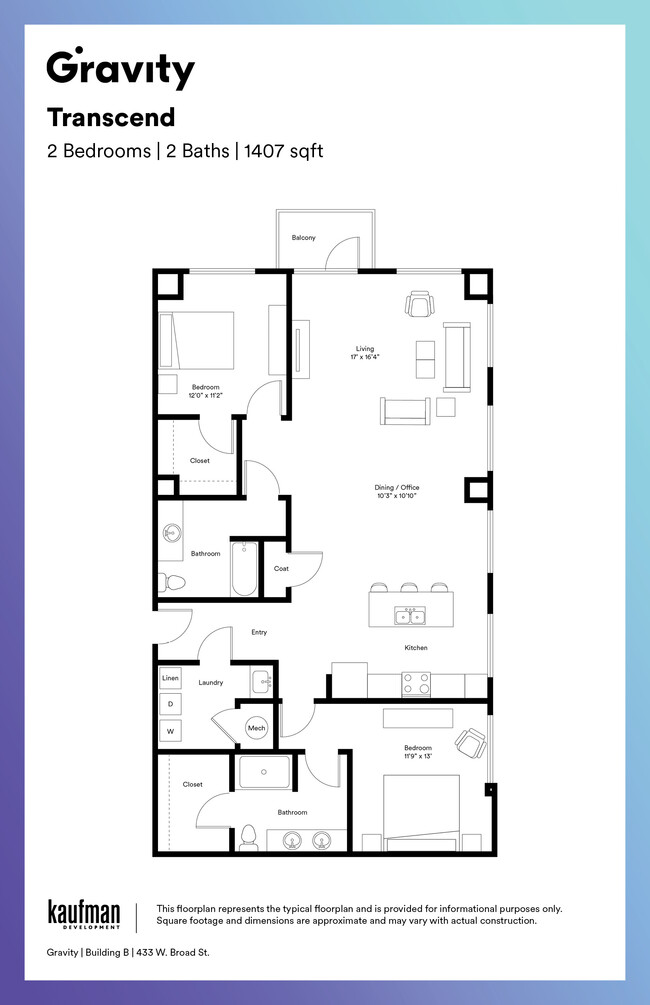 Floorplan - Building B at Gravity