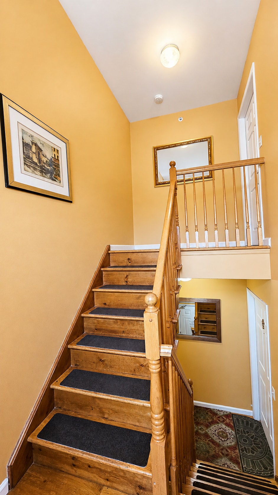 Stairway and Apartment Entrance - 117 Brill St