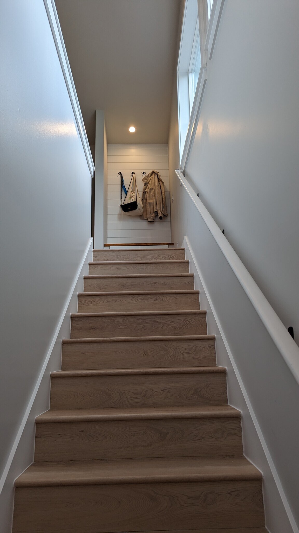 Private entrance with hooks and storage - 3240 29th Ave W
