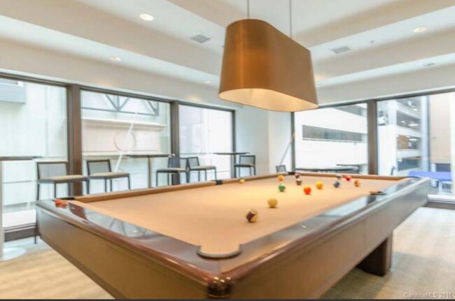 Pool Table in common area - 230 S Tryon St