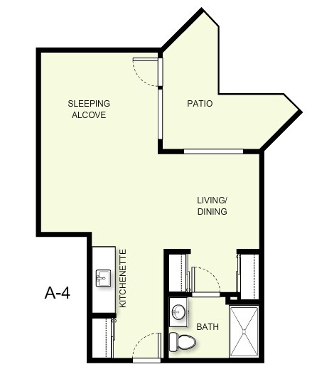 studio - The Lodge at Wake Forest