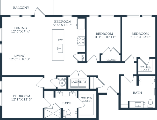 Floorplan - Artana at Brooks