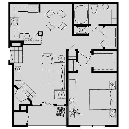 Floorplan - Lenox Village Apartments