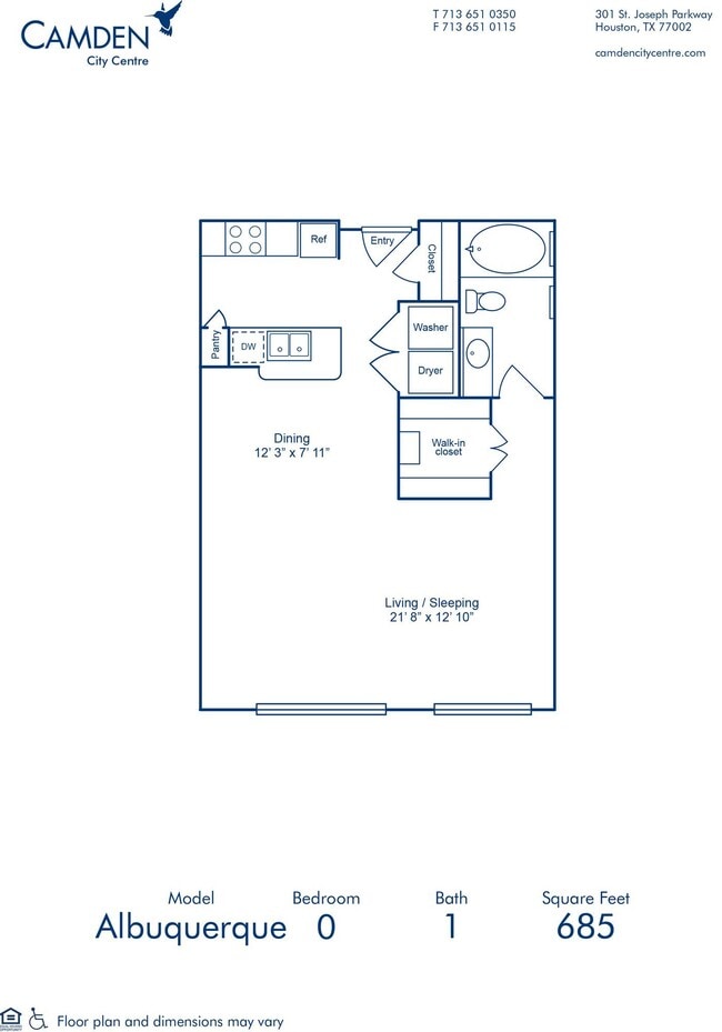 Floorplan - Camden City Centre
