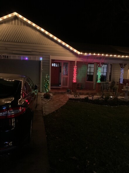 Front yard at night - 10928 NW 34th Pl