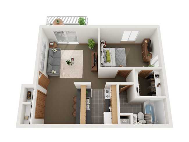 Floorplan - Garfield Apartments