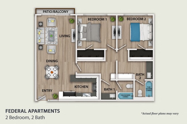Floorplan - 1801 Federal