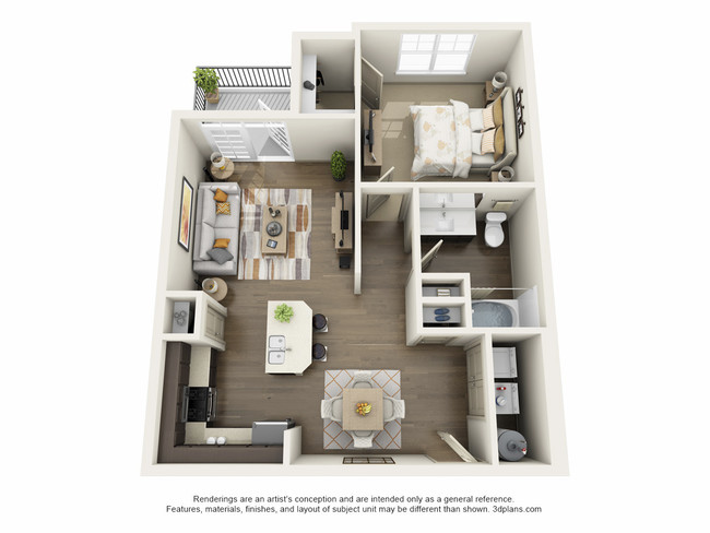 Floorplan - Mountain View Apartments