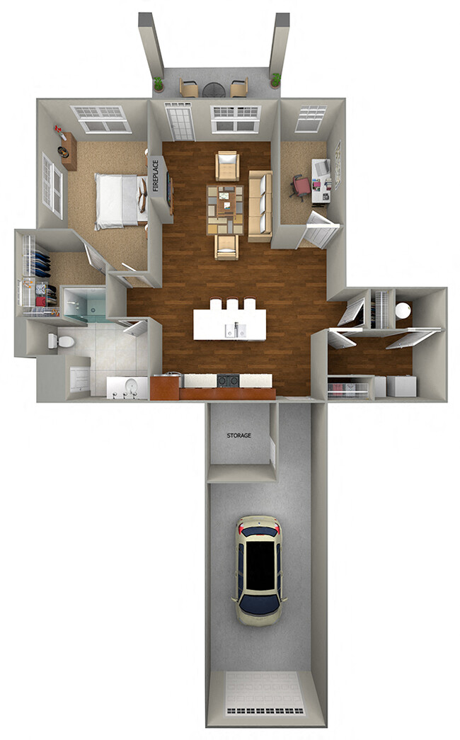 Floorplan - Cedar Place Apartments