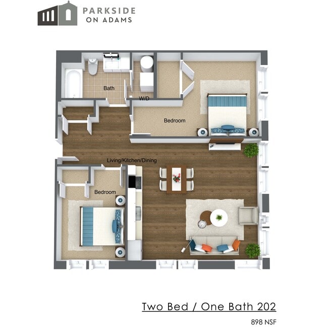 Floorplan - Parkside on Adams