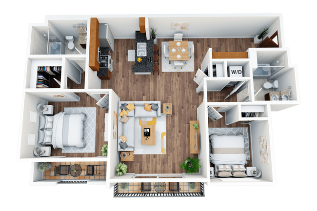 Floorplan - 4410 Sepulveda Apartments