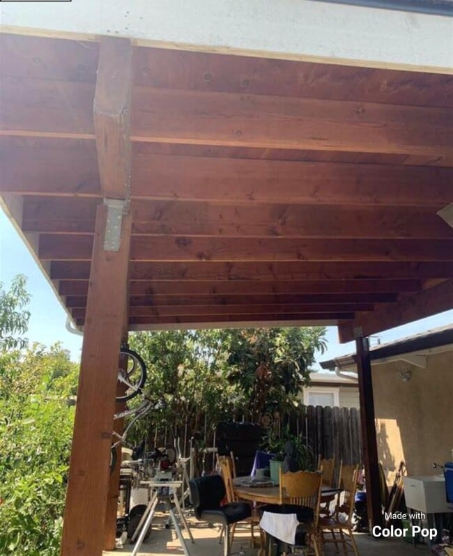 BACK YARD PATIO - 332 Burbank Rd