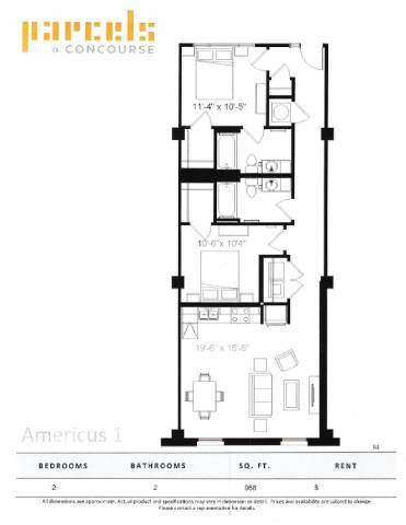 Floorplan - Parcels at Concourse