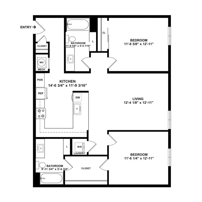 Floorplan - Gathyr Apartments