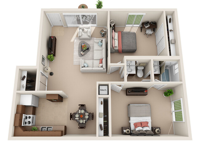 Floorplan - Foxboro Apartments