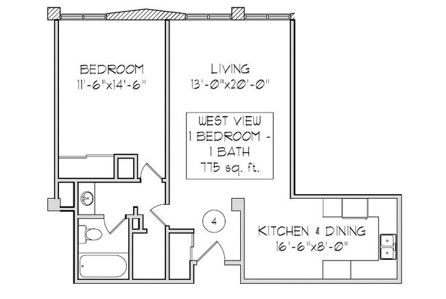 Floorplan - Shorewood East Apartments