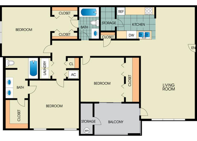 Floorplan - Lakeview at Cottage Hill