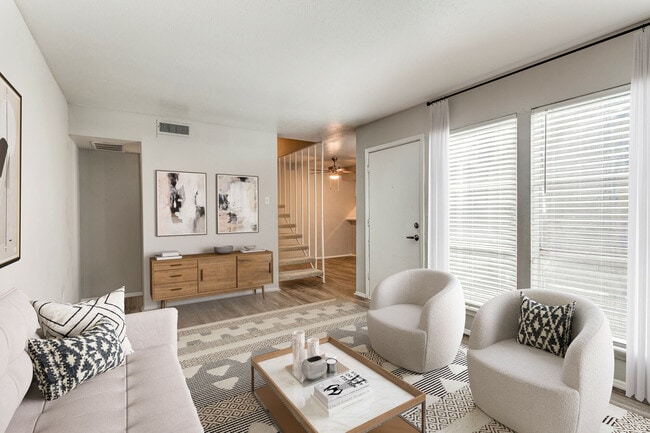 Staged Living room - Tribecca Pointe Apartments