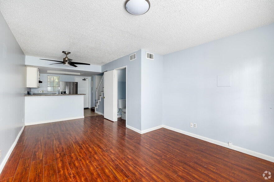 2BR, 1.5BA - 1,200SF - Living Room - Sunflower Norton Apartments