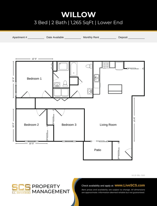 Floorplan - Pine View Estates Apartment Community