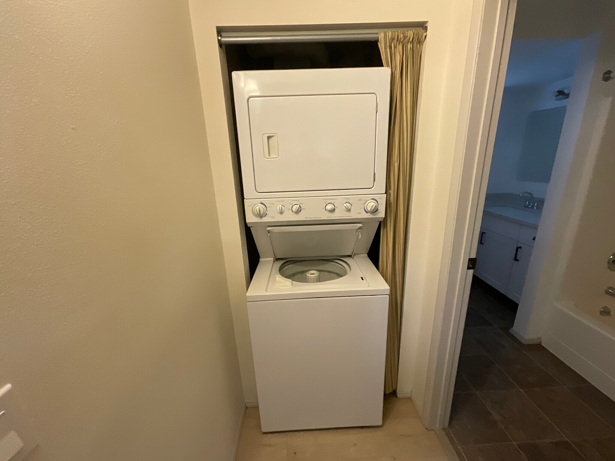 Stack W/D next to bathroom - 5214 Woodlawn Ave N