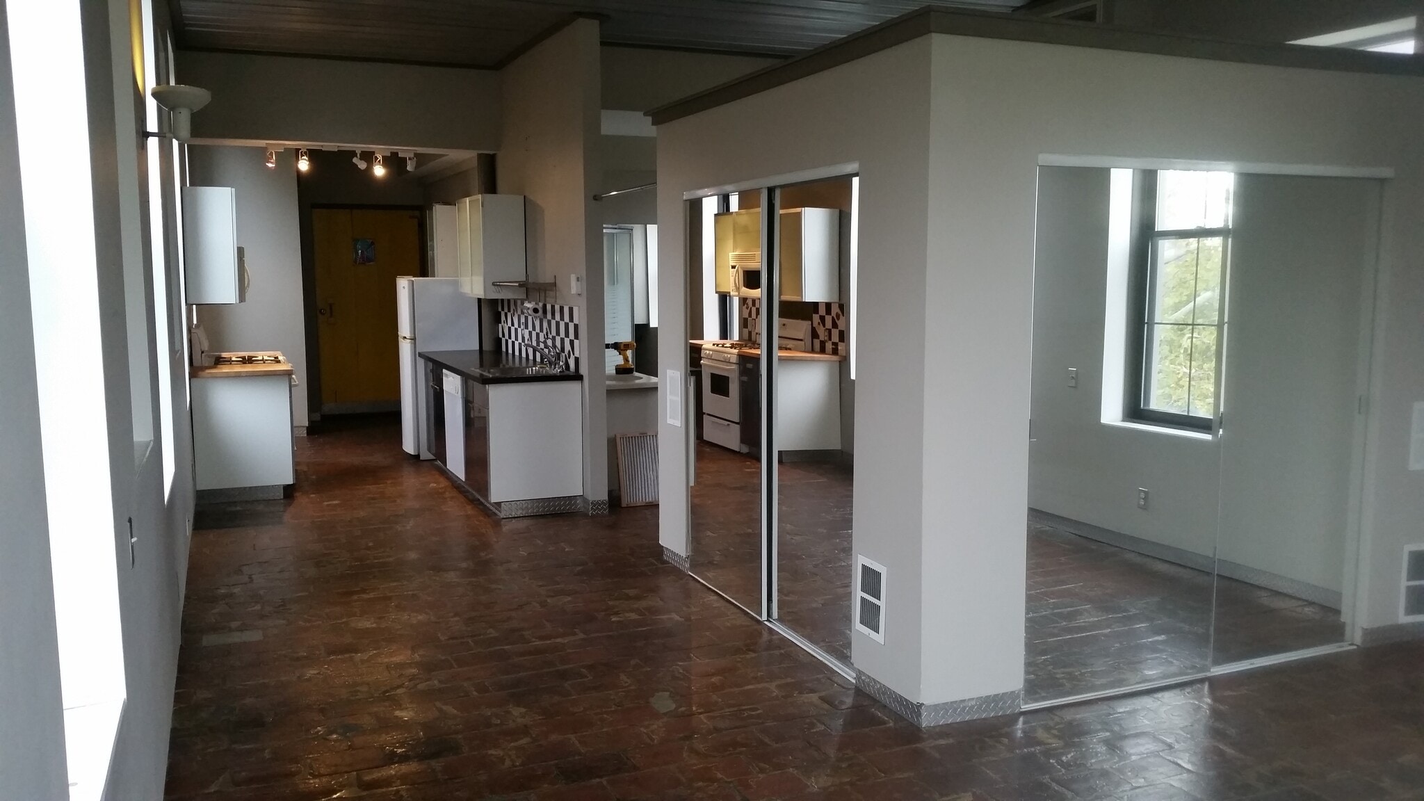 Kitchen from lining room - 277 Bluff St