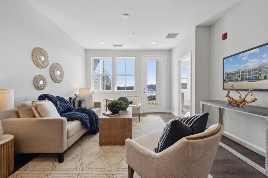 living room staged - 4455 Reed Creek Dr