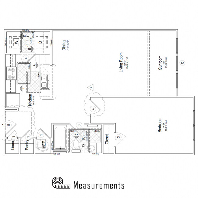 Floorplan - The Sullivan Apartments